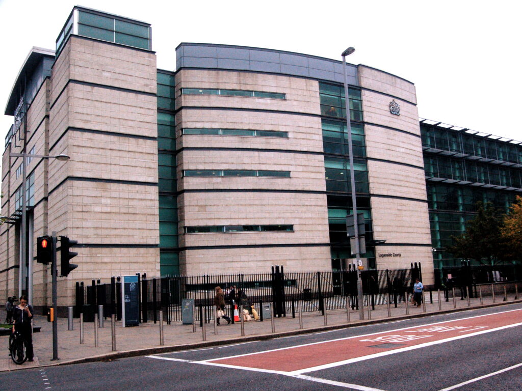 Belfast Magistrates’ Court, where the man charged in the Robert Lawlor murder investigation is due to appear