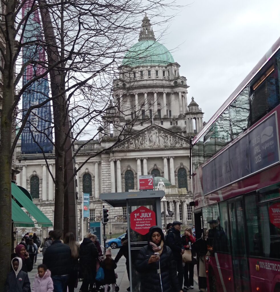 Belfast City Hall illustrating Northern Ireland population growth figures