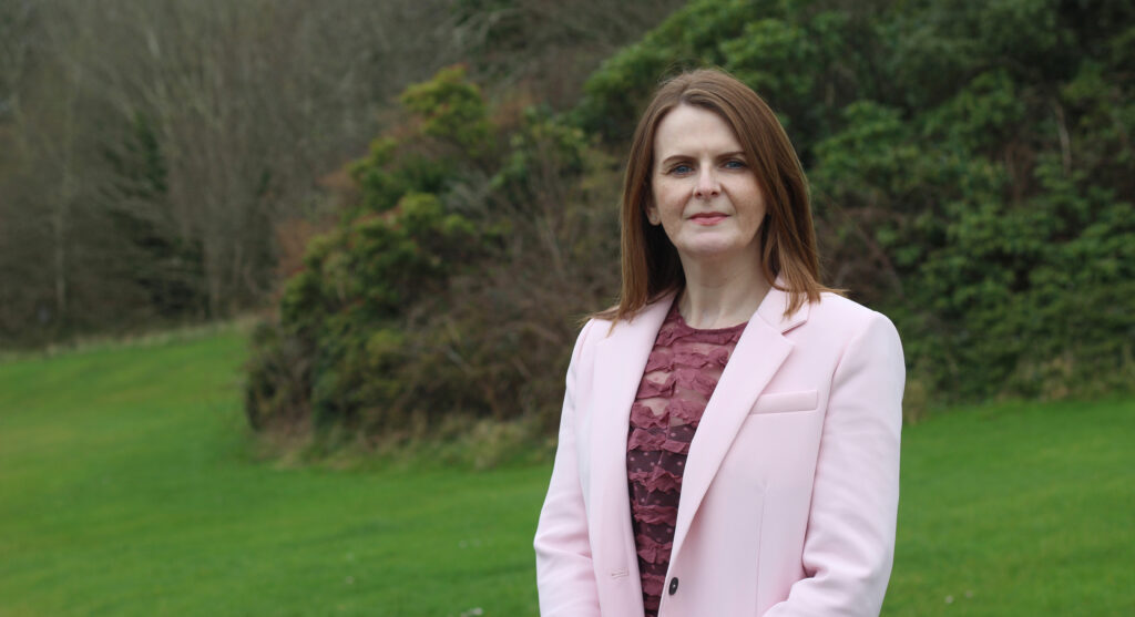 Economy Minister Caoimhe Archibald pictured in 2022 as Northern Ireland economy growth is welcomed