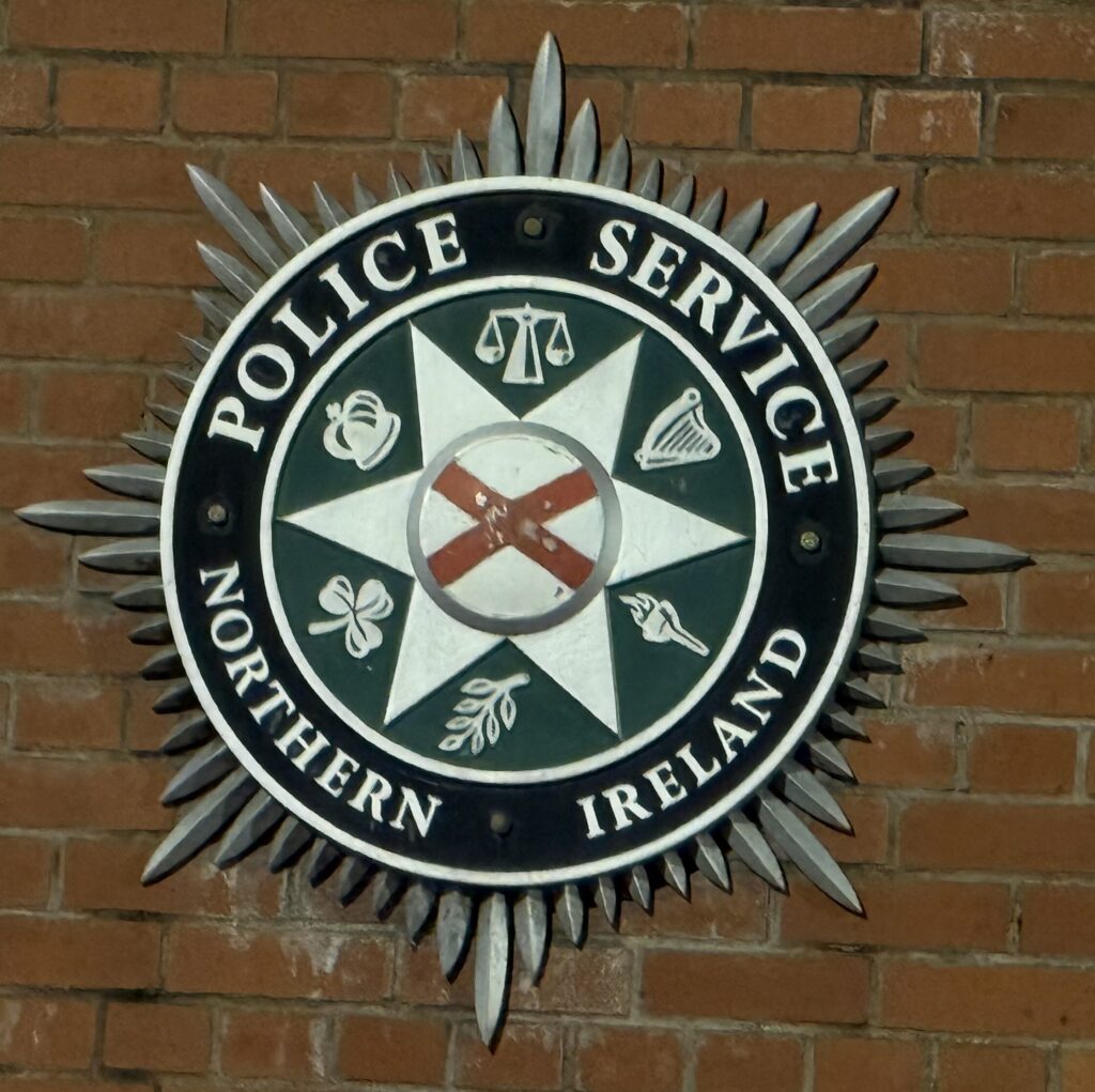 North Belfast drugs seizure – Police Service of Northern Ireland badge