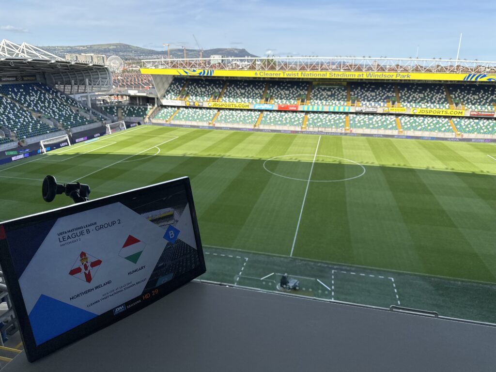 Northern Ireland Hungary Nations League match at Windsor Park