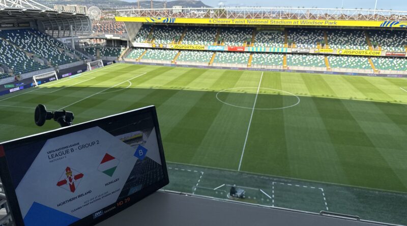 Northern Ireland Hungary Nations League match at Windsor Park