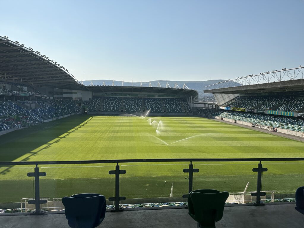 Windsor Park ahead of Northern Ireland's return following historic Georgia win