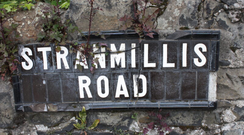 Stranmillis Road sign in south Belfast, illustrating the Stranmillis hate crime assault report
