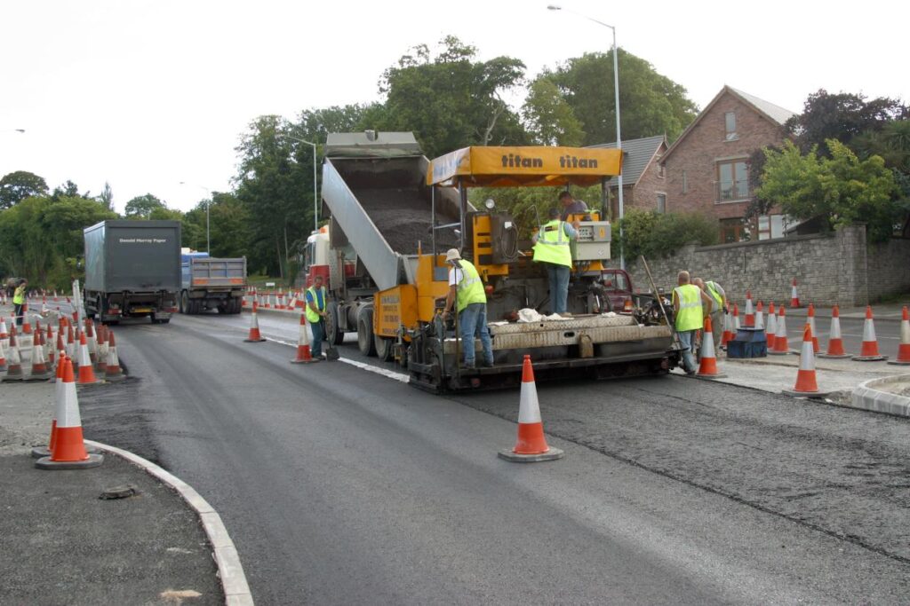 Ballyrobin Road resurfacing near Belfast International Airport
