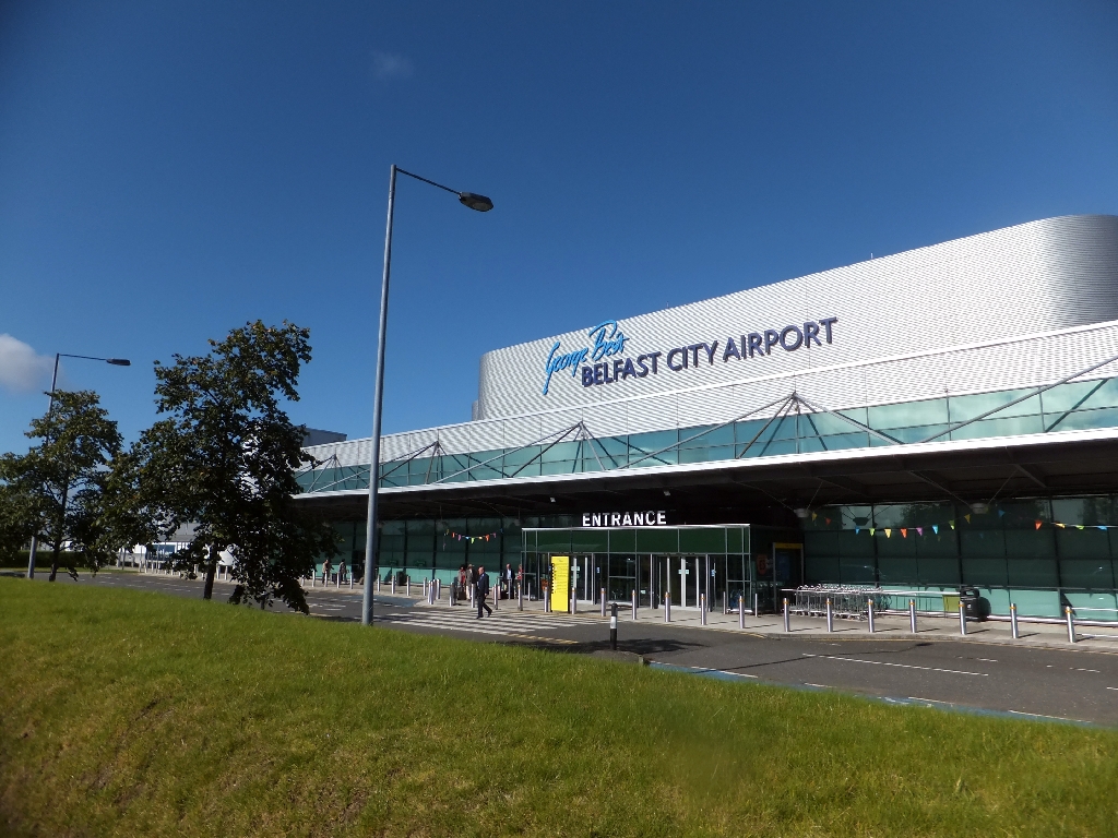 Entrance to George Best Belfast City Airport