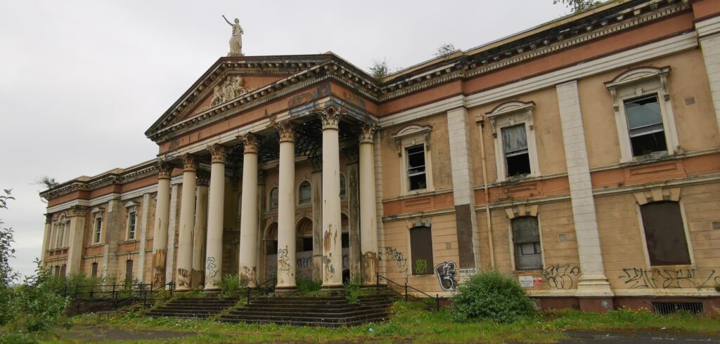 Crumlin Road Courthouse fire – former courthouse in North Belfast
