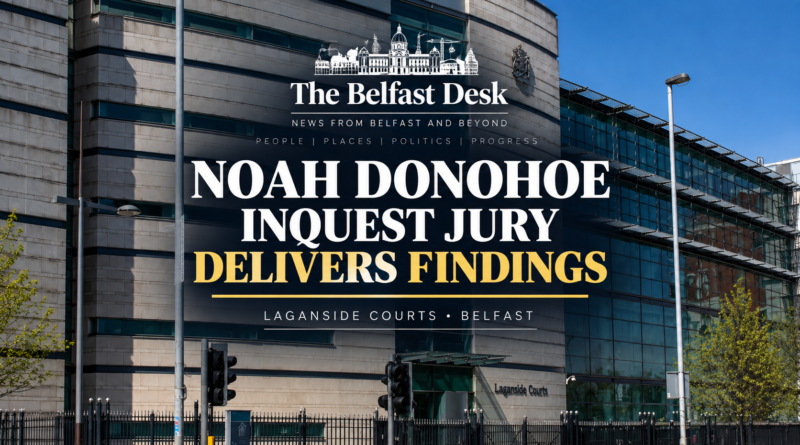 Laganside Courts in Belfast – Noah Donohoe inquest