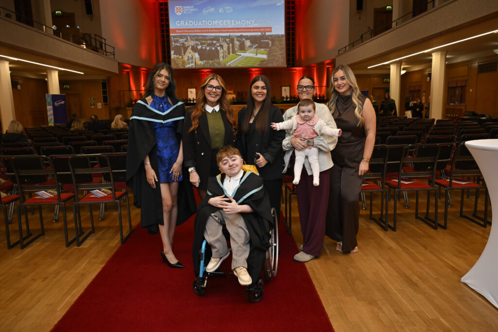 R-CITY graduates celebrating at Queen's University Belfast in 2026