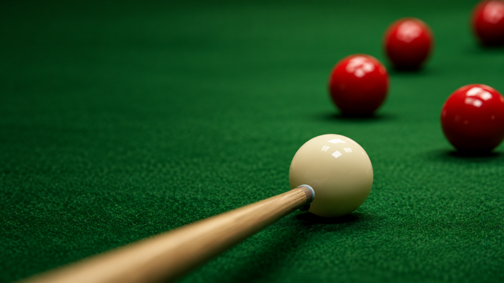Snooker balls on a green table for the Northern Ireland Open results and fixtures