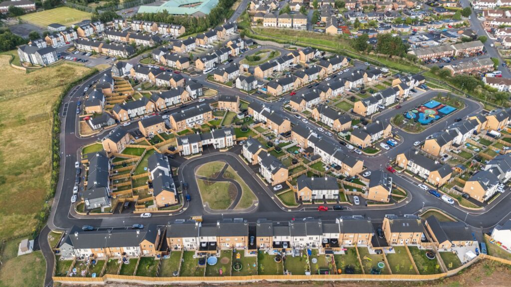 Blacks Gate social homes development in Dunmurry